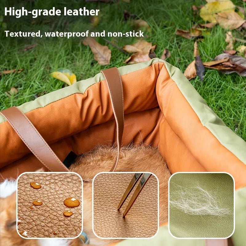 Portable Car Pet Safety Chair – Travel Booster Seat for Cats and Small Dogs