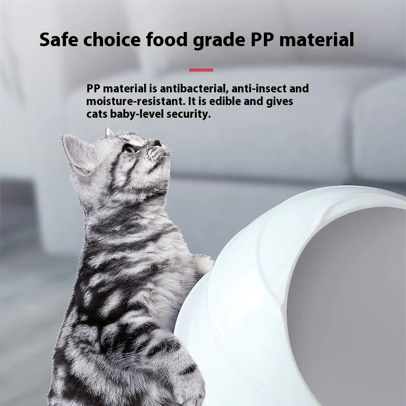 🐱 Oversized Cat Litter Box – Comfort Meets Clean Design