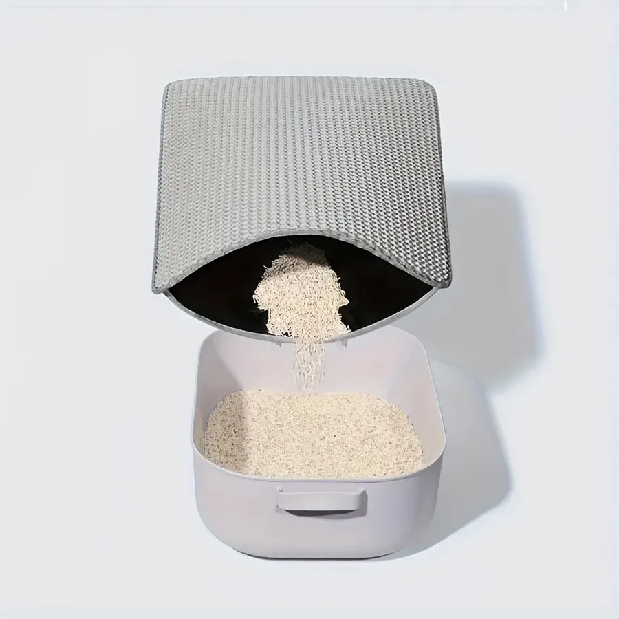 EVA Double-Layer Cat Litter Mat – Waterproof, Non-Slip & Easy to Clean