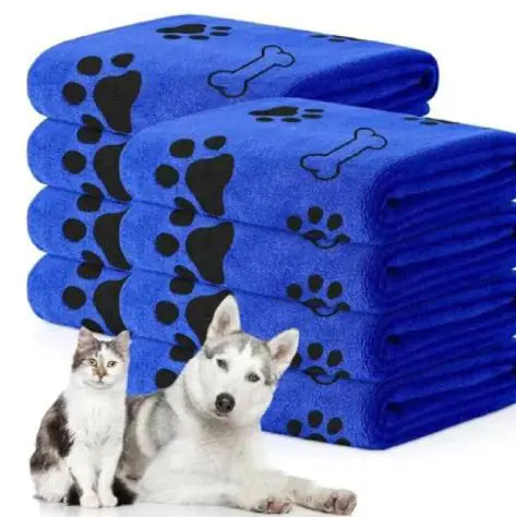🐾 Dog & Cat Pet Towel – Quick-Drying, Soft & Super Absorbentl