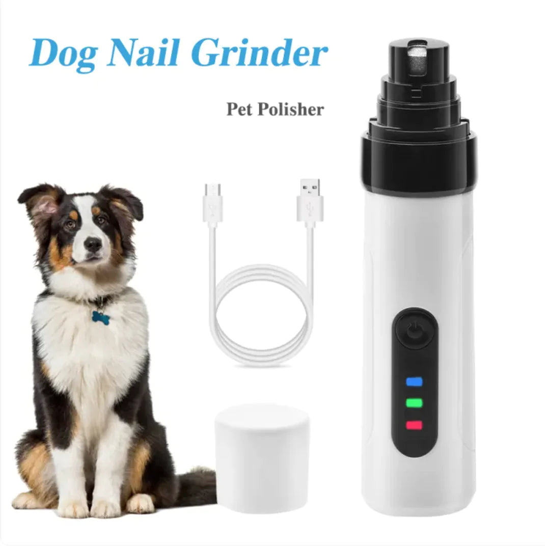 🐾 Electric Pet Nail Grinder – Quiet, Safe & Pain-Free Grooming