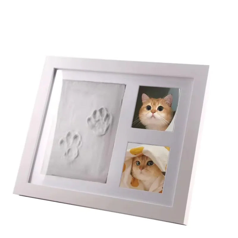 Pet Pawprint Frame DIY – Keepsake Clay Impression Kit for Dogs & Cats