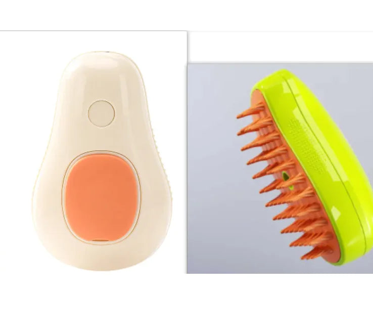 🐾 3-in-1 Steam Pet Hair Brush – Groom, Clean & Relax in One Step
