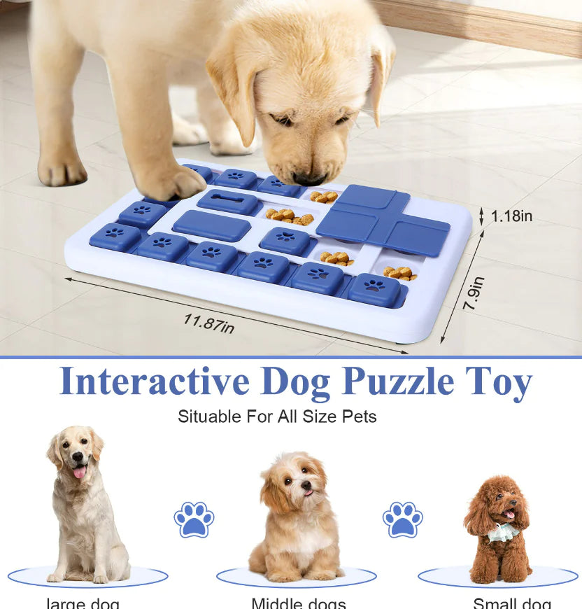 🐶 Interactive Slow Feeder Puzzle Toy for Dogs