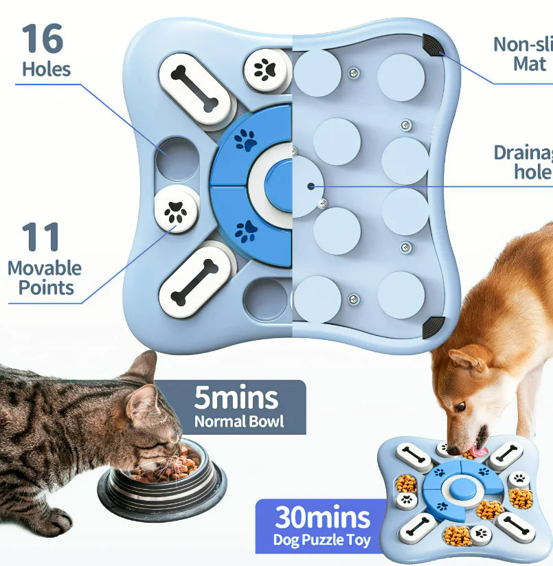 🐶 Interactive Slow Feeder Puzzle Toy for Dogs
