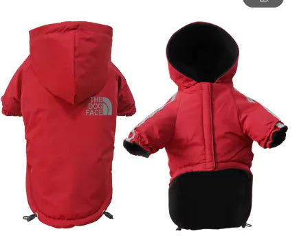 Winter Dog Jacket – Warm Waterproof Coat with Velvet Lining