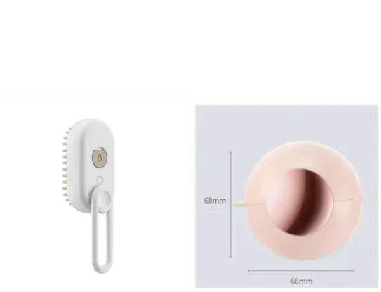 GroomMaster™ 3‑in‑1 Electric Pet Brush – Steam, Massage & Deshedding