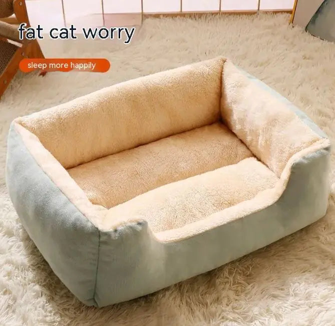 🐱 Warm & Cozy Cat Bed – Soft, Snug, and Purrfectly Comfortable