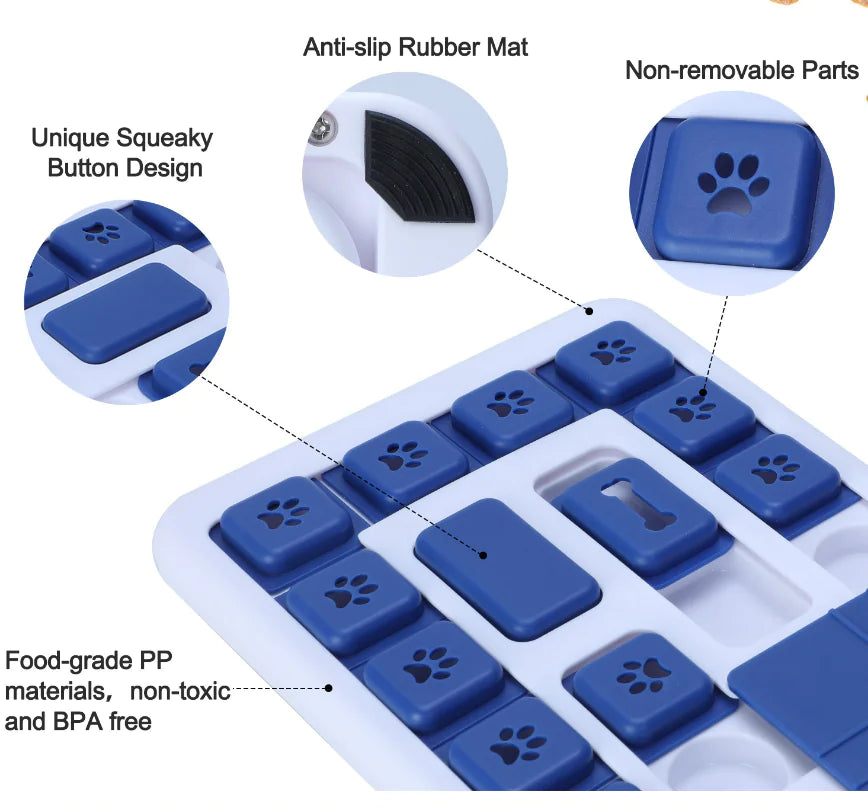 🐶 Interactive Slow Feeder Puzzle Toy for Dogs