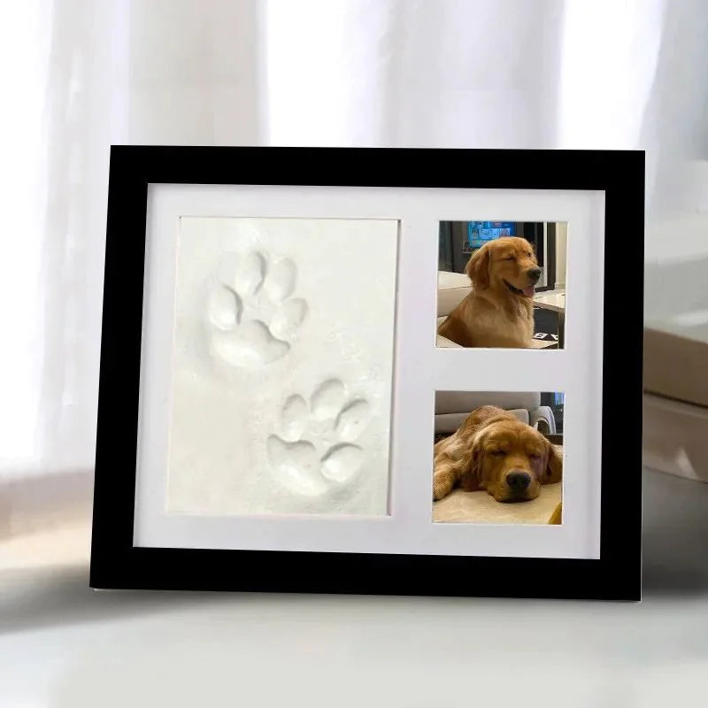 Pet Pawprint Frame DIY – Keepsake Clay Impression Kit for Dogs & Cats