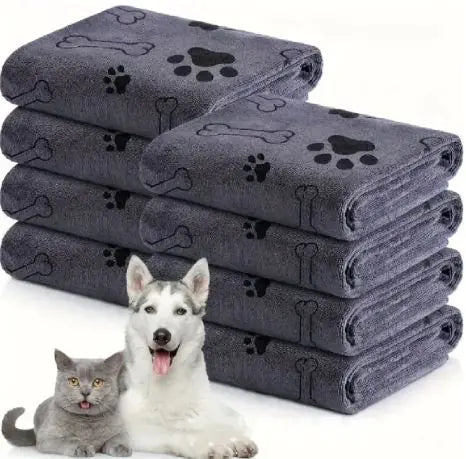 🐾 Dog & Cat Pet Towel – Quick-Drying, Soft & Super Absorbentl