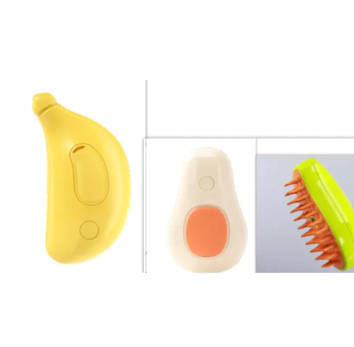🐾 3-in-1 Steam Pet Hair Brush – Groom, Clean & Relax in One Step